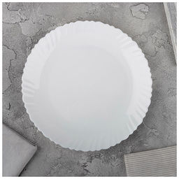 Тарелка столовая Dolche Vita, диаметр: 24 см из опалового стекла арт.107072