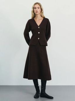 Юбка А-силуэта с люрексной нитью / Zarina