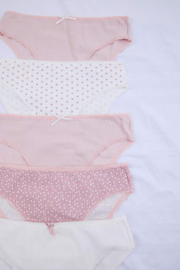 Pembe-Cok Renkli 5li Kaskorse Slip Puantiyeli Slip Kulot THMSS26KU00024 - Trendyolmilla фото 6