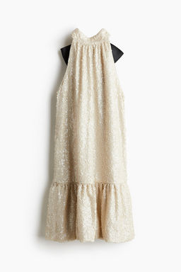 Vestido de lentejuelas con lazada detras - H&m фото 5