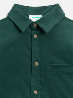 ACOOLA / Сорочка верхняя детская для мальчиков Patrik сине-зеленый фото 3