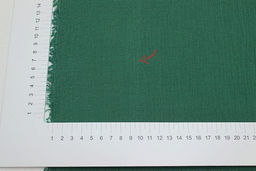 Муслин двухслойный с эффектом жатости цв.Зеленый мох, СОРТ2, ш.1.35м, хл-100%, 110гр/м.кв - Купава фото 6