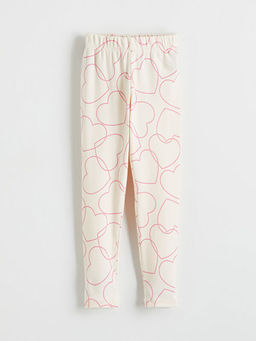 Kalp Bask?l? K?z ?ocuk Tayt