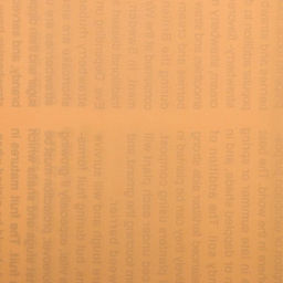 Плёнка матовая двухсторонняя "Газета на белом" персиковый, 0,58 х 10 м