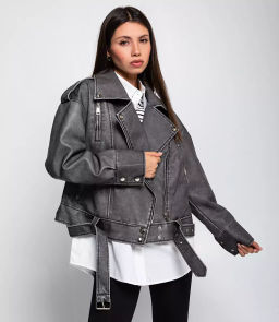 Куртка #КТ2440, серый