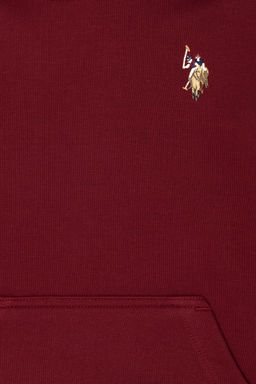 U. S. Polo Assn Детская бордовая толстовка с капюшоном - U.s. polo assn фото 3