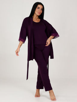 600-ХП ЖЕНСКИЙ КОМПЛЕКТ ТРОЙКА (Фиолетовый) - А-дина фото 2