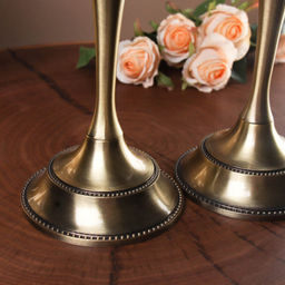 Подсвечник 2 штуки набор бронза 25 см / 6301S /уп 30/ - Галеонтрейд фото 5