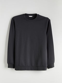 Bisiklet Yaka Erkek Sweatshirt