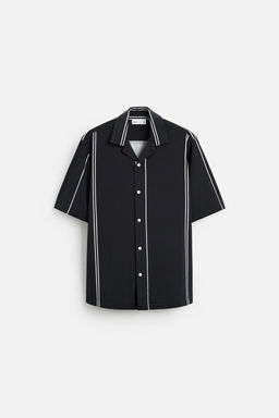 STRIPED STRETCH SHIRT - Zara фото 7