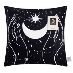 Наволочка декоративная Этель Луна 40х40 см, 100% п/э, велюр  фото 5