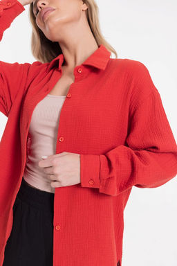 Рубашка М324095в терракотовый - Елена фото 4