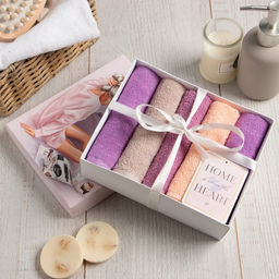 Набор махровых салфеток Sweet home 30х30 см -5шт, 100% хл, 340гр/м2