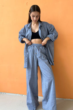 Костюм женский SET065/02/Серо-синий, черный - M&G all natural фото 2