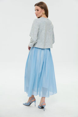 Платье NIKVA н1007-3 небесный  фото 3