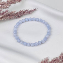Браслет из Голубого агата 17 см