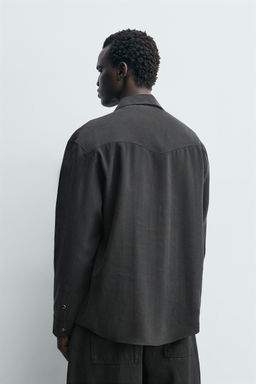 Рубашка CAMISA WESTERN FLUIDA черная