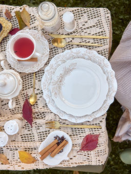 Тарелки SL Home «Аманде», d=27.5 см, набор 2 шт., фарфор, белые