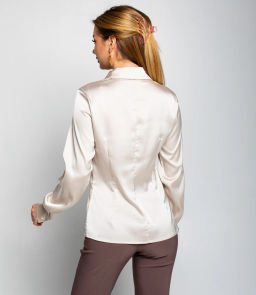 Блуза #ОКТ025022, светло-бежевый - Dommod фото 3