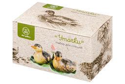 Набор для специй 3 пр. 40 мл 14*10*7 см "Уточки", солонка, перечница, подставка