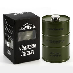 Фляжка «Боевой резерв», нержавеющая сталь, 700 мл, 25 oz