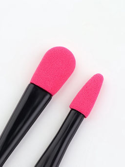 Цена за 2 шт. Набор аппликаторов, 5 шт., 6.5 см, двусторонние, чёрный, розовый