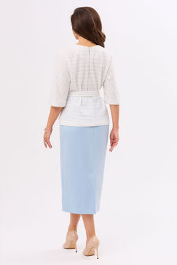Костюм Golden Valley 6762 молочно-голубой  фото 4
