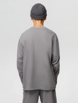 КБ 302925/серый 3911 лонгслив (футболка дл.рукав) подр