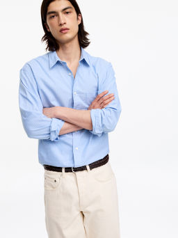 Camisa de popelina holgada - H&m фото 4