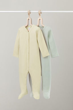 К 6523-2уп/зеленая лилия,банановый мусс набор комбинезон яс