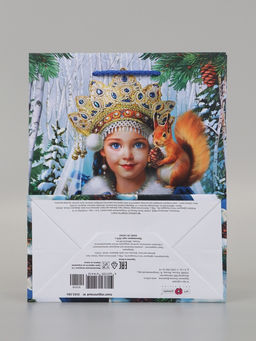 Цена за 2 шт. Пакет подарочный «Снегурочка», 18×10×22.3 см