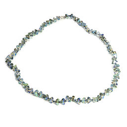 Бусы Алмазная крошка с огранкой 6мм-46см Изумрудные