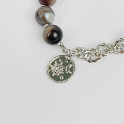 Браслет из ботсванского Агата 17,5 см +