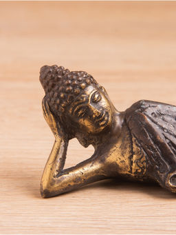 Сувенир «Спящий Будда», 13×3×4 см, бронза