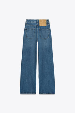 ZW COLLECTION WIDE-LEG MID-RISE JEANS - Zara фото 16