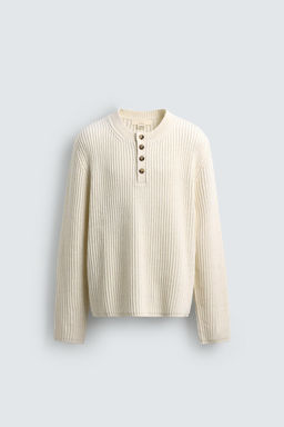 TEXTURED BAKER COLLAR JUMPER - Zara фото 8