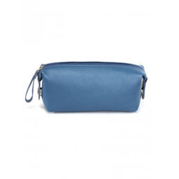 Косметичка Croco-К-721 натуральная кожа (1 отдел), синий бергамо (47) 265062  фото 2