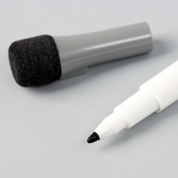 Цена за 12 шт. Маркер на водной основе с магнитом, 2×2×13.5 см, чёрный