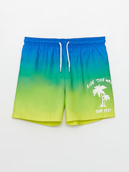 Bask?l? H?zl? Kuruyan Erkek ?ocuk Deniz ?ortu