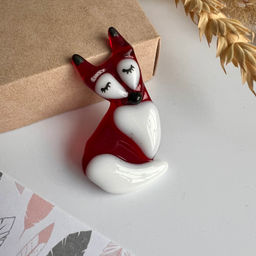 Брошь Лиса - 1 - Стрекоза фото 2