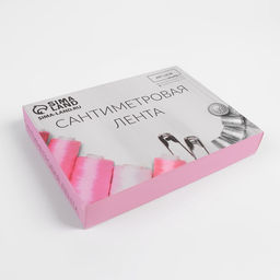 Цена за 12 шт. Сантиметровая лента портновская, в футляре, 1.7×150 см (см/дюймы), МИКС
