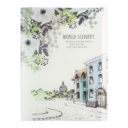 Папка формат А4, с 60 прозрачными файлами Город, МИКС - Calligrata фото 12