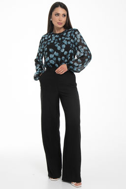 Блуза Волшебный шифон (люблю чёрный)