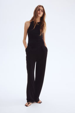 Pantalon de vestir de talle alto - H&m фото 11
