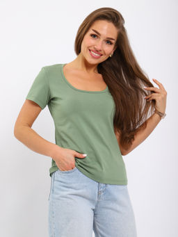 Футболка женская 6-203з (оливковый)