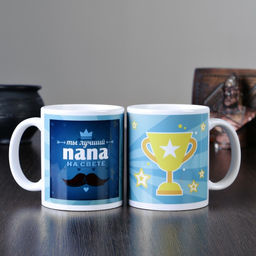 Кружка сублимация Ты лучший папа, с нанесением