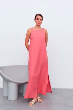 Сарафан длинный D010 1_ROSE/Розовый
