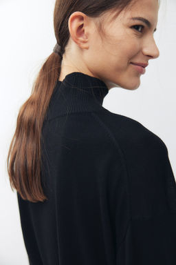 Jersey de punto fino con cuello perkins - H&m фото 4