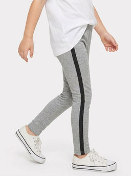 Бриджи (лосины) с лампасом UD 3728 серый - Mini maxi фото 4