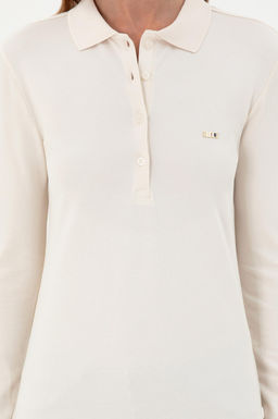 Женский кремовый базовый свитшот Неожиданная скидка в корзине - U.s. polo assn фото 13